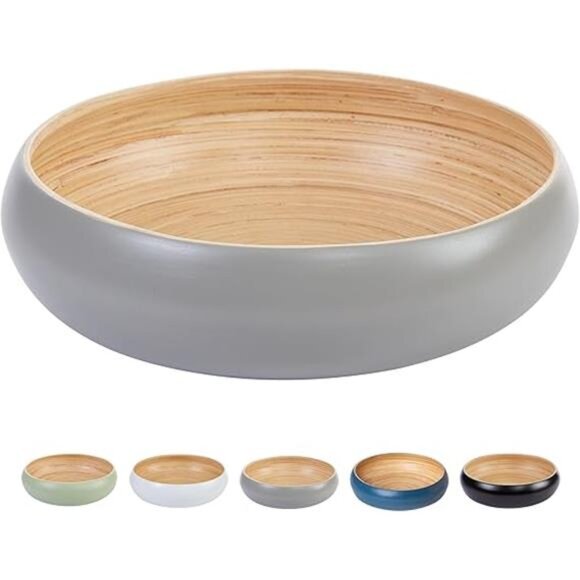 Fruit Bowl For Kitchen Counter, Decorative Bowl, Large Serving Bowl - Picture 7 of 7